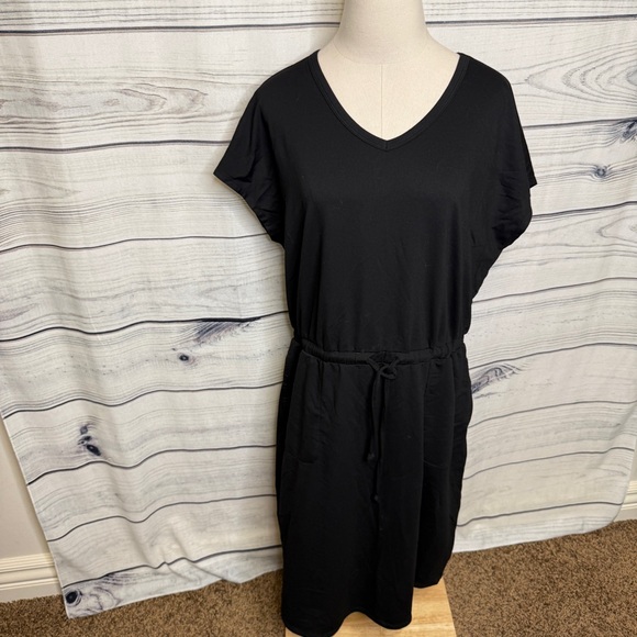 32 Degrees Black Casual Dress, pockets - Picture 1 of 4